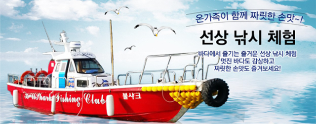 선상 낚시 체험